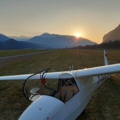 Flugwegposition um 16:57:46: Aufgenommen in der Nähe von Innsbruck, Österreich in 483 Meter